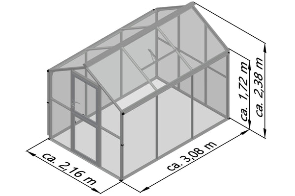 Solara Glasshouse – Two sizes available